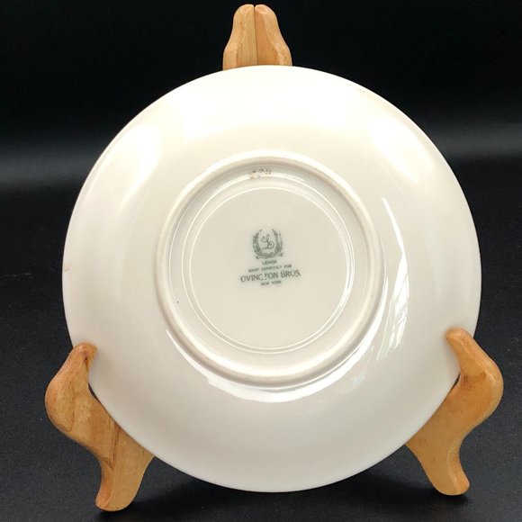 Lenox Ovington Bros NY Gold Rim Saucer - Picture 4 of 7
